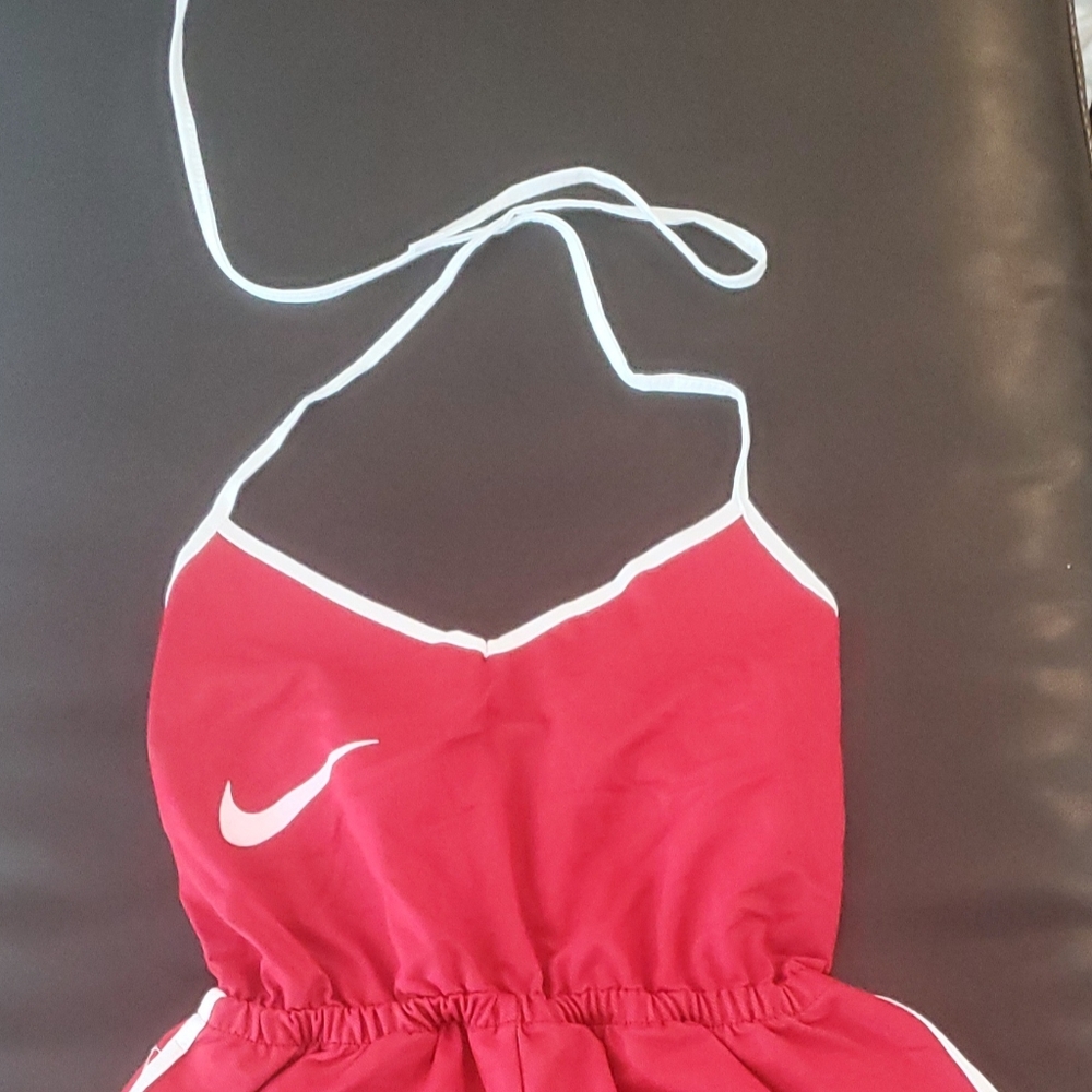 Women red romper